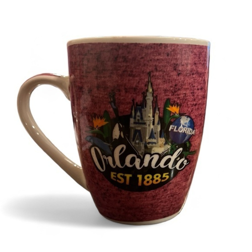 Postcard Factory Orlando Florida EST 1885 Bone China Coffee Tea Cup Mug Souvenir